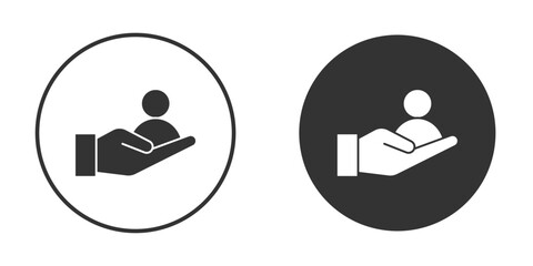 Retention icon clipart flat designs. illustration vectors