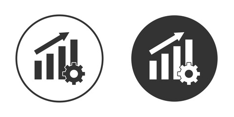 Productivity icon clipart flat designs. illustration vectors