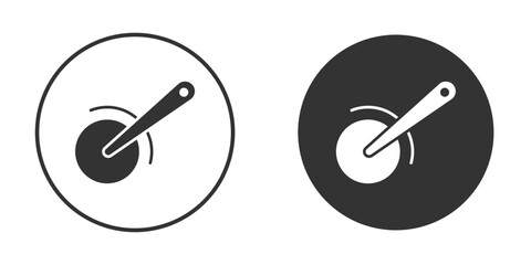 Pizza Slicer icon clipart flat designs. illustration vectors