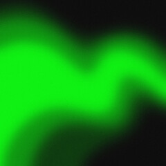 Abstract image featuring a wavy, bright green light form against a dark, blurred background, creating a sense of movement and energy.