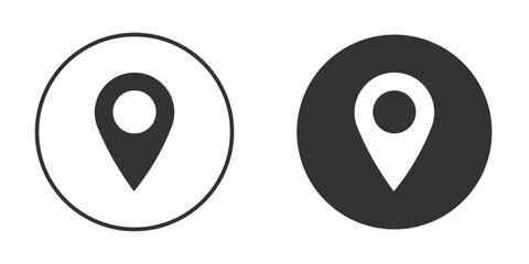 Location icon clipart flat designs. illustration vectors