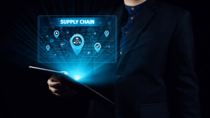 Supply chain processes with data-driven logistics, transportation, and distribution. enhances...