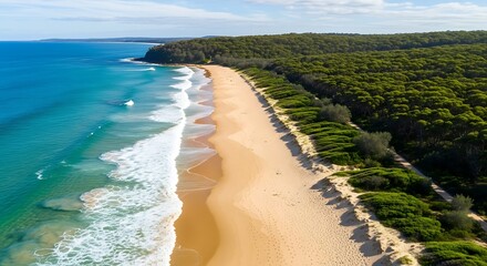 Beautiful Australian Beach Landscape.