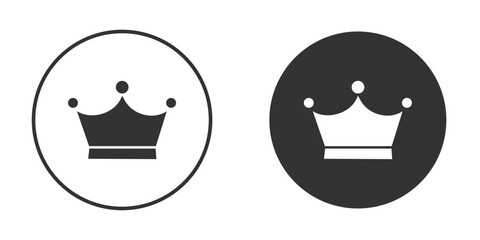 Crown icon clipart flat designs. illustration vectors