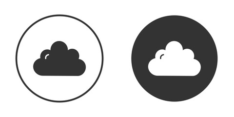 Cloud icon clipart flat designs. illustration vectors
