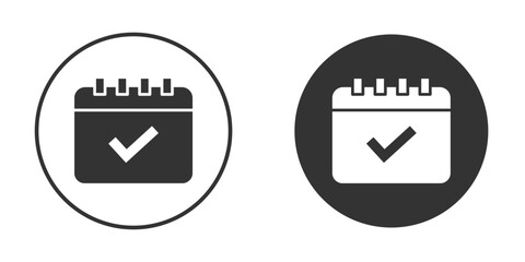 Appointment icon clipart flat designs. illustration vectors