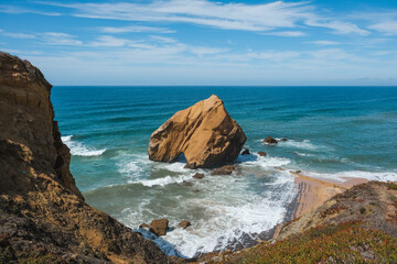 Santa Cruz beach in Torres Vedras Portugal