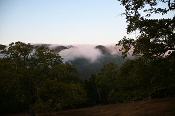 Fototapeta premium sunrise over the mountains