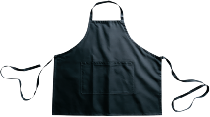 Dark Navy Blue Apron for Culinary Arts, Gardening, and Various Protective Applications