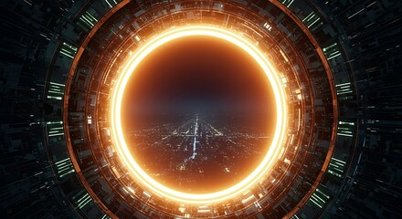 A Glimpse into the Quantum Realm Through an Interdimensional Portal