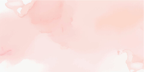 Abstract Pastel Pink Watercolor Background with Soft Gradient Brush Strokes and White Paper Texture for Elegant Invitations, Web Templates, and Branding Design