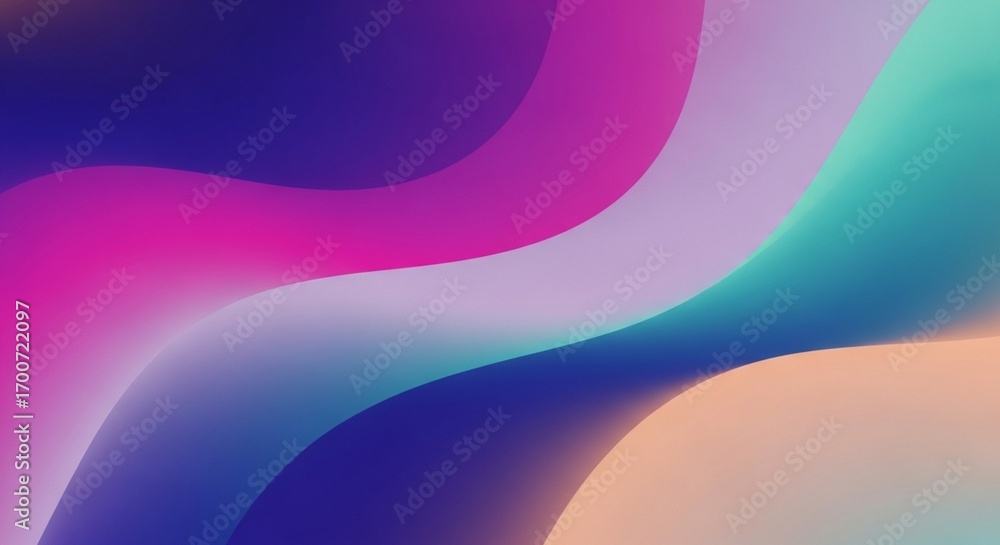 Poster abstract background of colorful, flowing organic shapes. modern graphic design and vibrant energy co