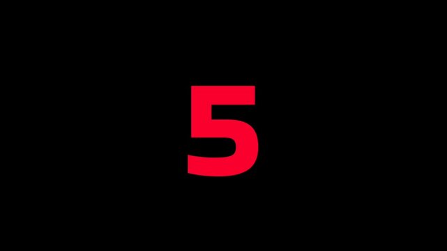 Creative 10 to 1 countdown animation with smooth motion. Perfect for intros, event openers, YouTube videos, and presentations.