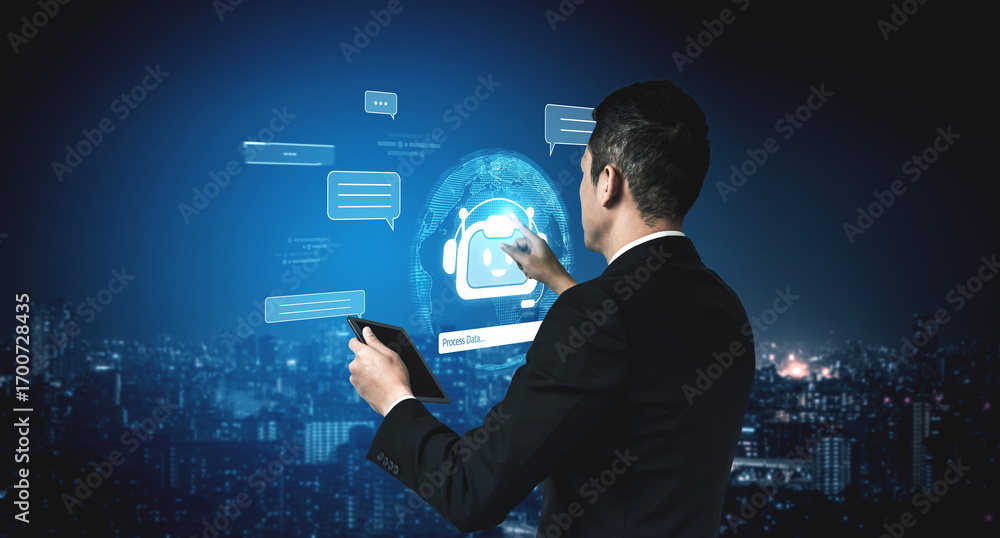 Aufkleber ai assistant with llm, big data, machine learning, and generative ai powers prompt engineering and s