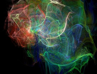 Imaginatory fractal abstract background Image
