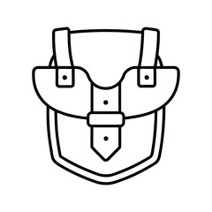 Obraz premium Tool belt outline