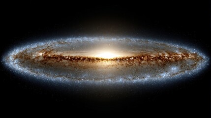 A stunning galactic image showcasing a vibrant spiral galaxy surrounded by countless stars and cosmic dust, Ideal for use in educational content, science articles, or as a backdrop for cosmic themes,