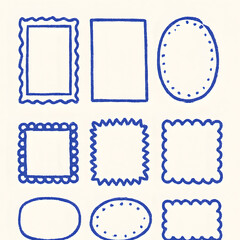 set of vintage frames