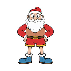 cartoon santa claus