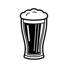 beer mug isolated on white