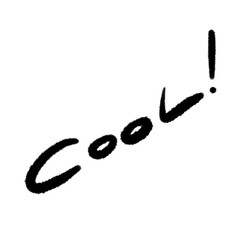 cool cute handwriting clipart with kawaii doodle style, hand drawn font, childlike sketches, cartoon outline, funny lettering, adorable handwritten elements for kids and creative designs