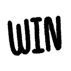 win cute handwriting clipart with kawaii doodle style, hand drawn font, childlike sketches, cartoon outline, funny lettering, adorable handwritten elements for kids and creative designs