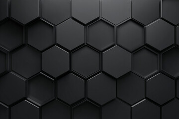 Dark hexagon pattern abstract background texture design