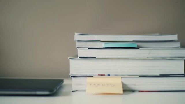 Books and Technology: Modern Learning Still Life