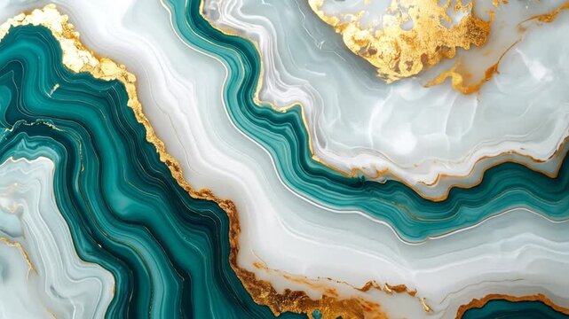 Stunning Teal and Gold Agate Texture.