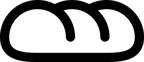 bread icon, symbol, logo