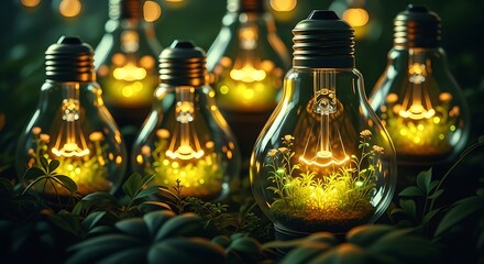 Sustainable Energy Solutions Illuminated by Nature and Innovation