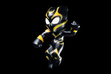 Naklejka premium Kinder Surprise Marvel Black Panther jumps and hits