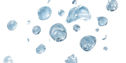 Dazzling Droplets: A mesmerizing display of individual water droplets, captured in exquisite detail. The image evokes a sense of refreshing purity and the beauty of nature's essential element.