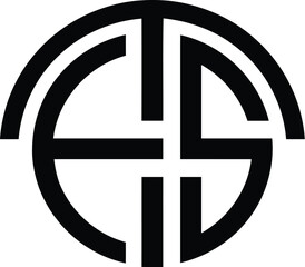 Vector ETS circle logo