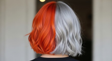 Bold Dual Tone Hair Color for a Striking Look