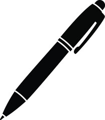 Simple black pen vector illustration scalable eps icon for general use