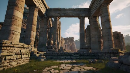 ruins of ancient temple
