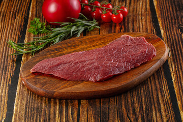 Raw classic beef steak for grill