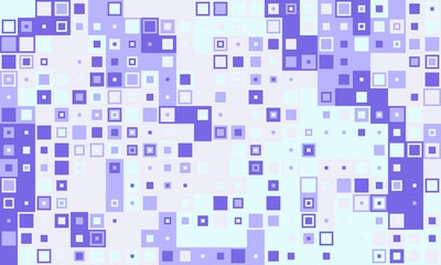 Abstract pastel purple square pattern.  Perfect for website backgrounds, presentations, or techrelated designs.  Evokes feelings of digital innovation and modern technology.