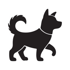 Abstract geometric shapes and lines in a bold silhouette design