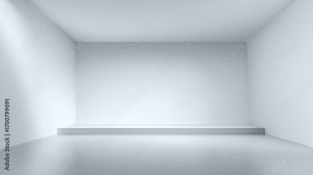 Poster gray empty room studio gradient used for background and display your products vector
