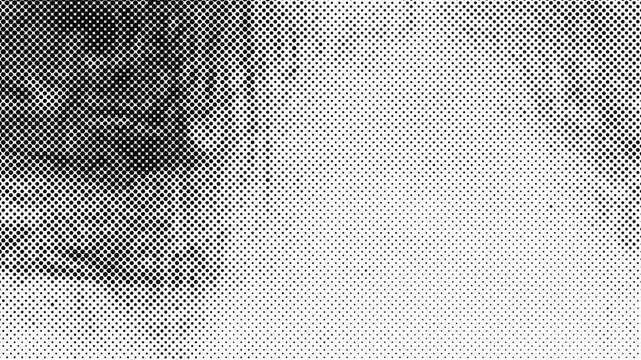 Abstract stop motion graphic with grunge halftone dot overlay for creative backgrounds	