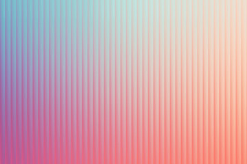 Obraz premium Vertical lines with a gradient from turquoise to pink and peach creating a soft and calming effect