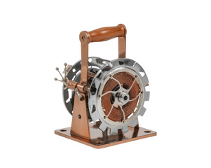 Obraz premium Elaborate Machine with Intricate Details, Reflecting Fine Craftsmanship and Precision Engineering