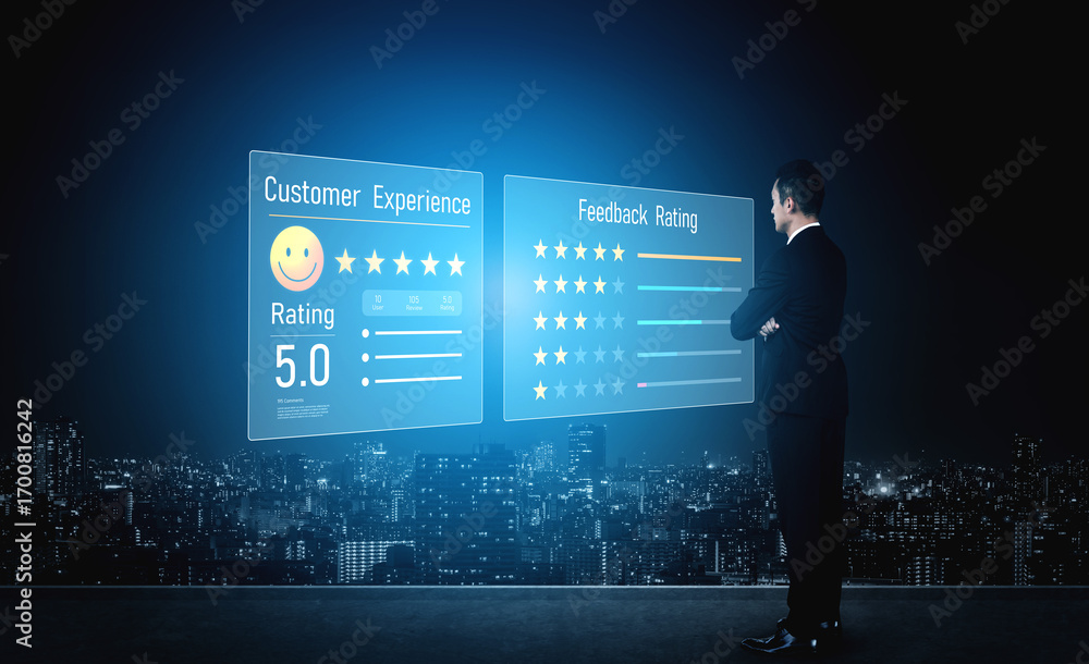 Poster analysis of customer feedback and reviews to improve satisfaction, monitor ratings, and extract insi