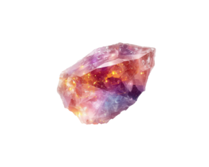Mystical amethyst gemstone with radiant inner light, a treasure of the earth's beauty