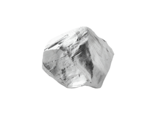 Polished Mineral Specimen Isolated on Pure Backdrop Displaying Intricate Crystalline Structure