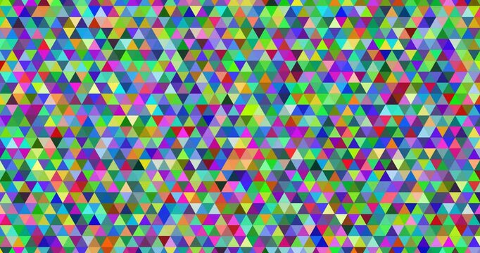 Algorithmic Triangular Visual Textures