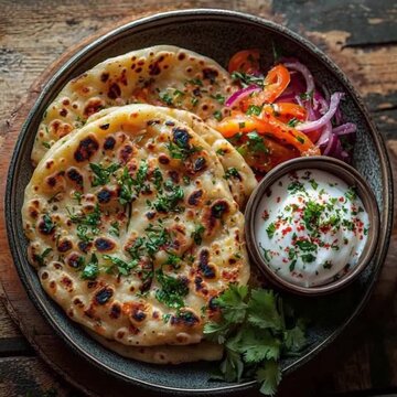 whole wheat naan with butter glaze video