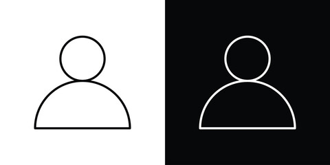 User icon logo template designs.